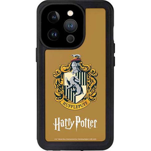 Wizarding World Harry Potter Hufflepuff House Crest iPhone 15 Pro Waterproof Case